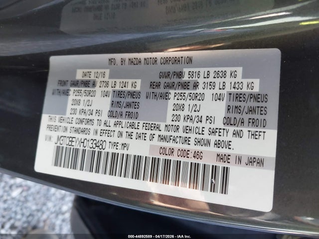Mazda Cx Signature