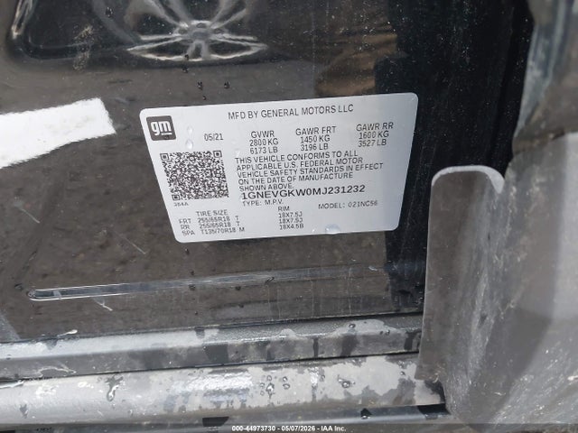 Chevrolet Traverse Awd Lt Cloth