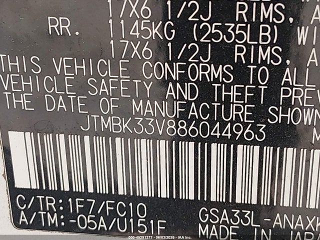 Toyota RAV4 Base V6
