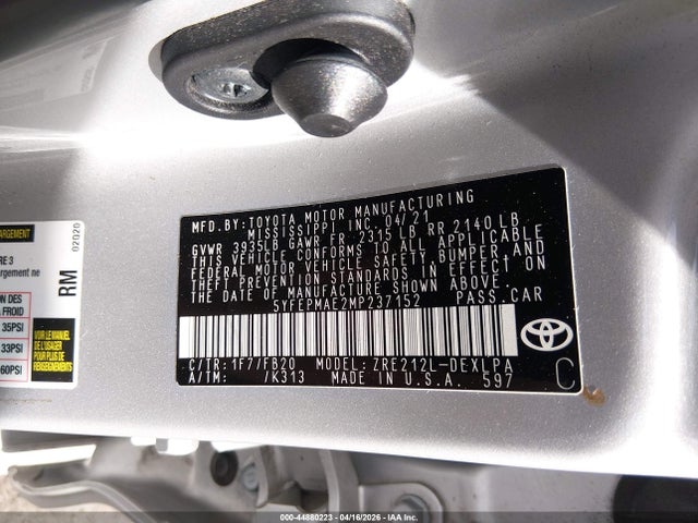 Toyota Corolla Le
