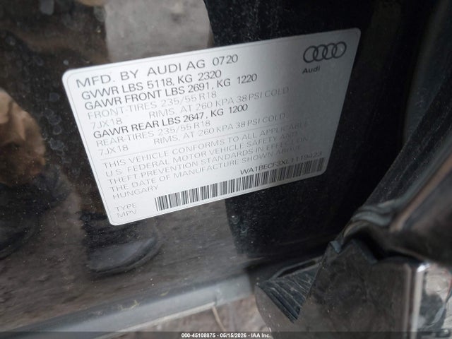 Audi Q3 Premium Plus 45 Tfsi Quattro Tiptronic