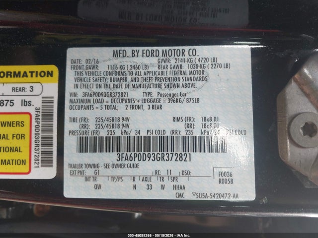 Ford Fusion Titanium