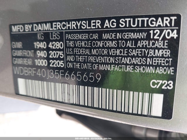 Mercedes-Benz C-Class Kompressor Sport