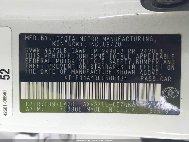 Toyota Camry Xle