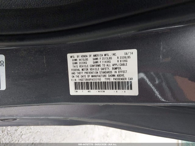 Honda Accord Ex-l V-6