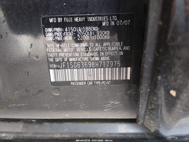 Subaru Forester 2.5x