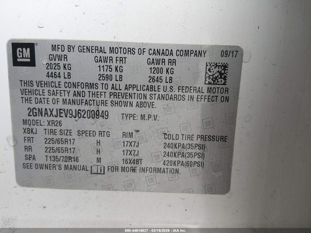 Chevrolet Equinox Lt