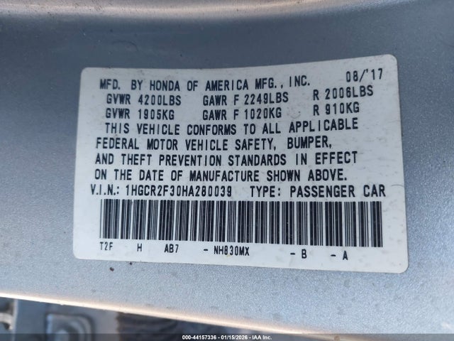 Honda Accord Lx