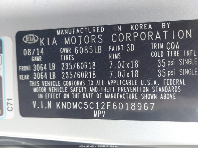 Kia Sedona Sx