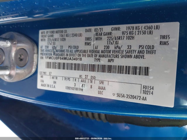 Ford Escape S