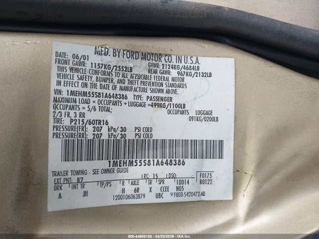 Mercury Sable Ls Premium