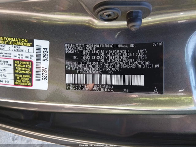 Toyota Sienna Xle V6