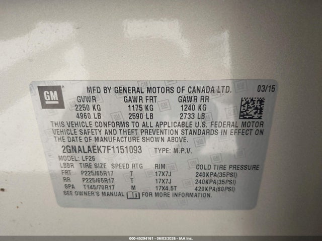Chevrolet Equinox Ls