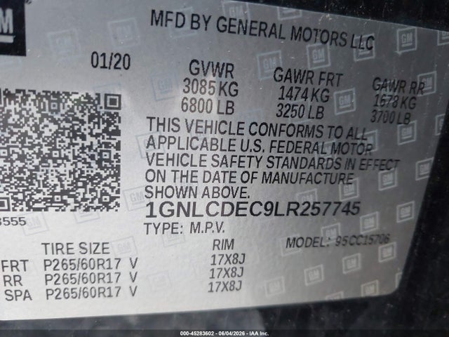 Chevrolet Tahoe 2wd Commercial Fleet
