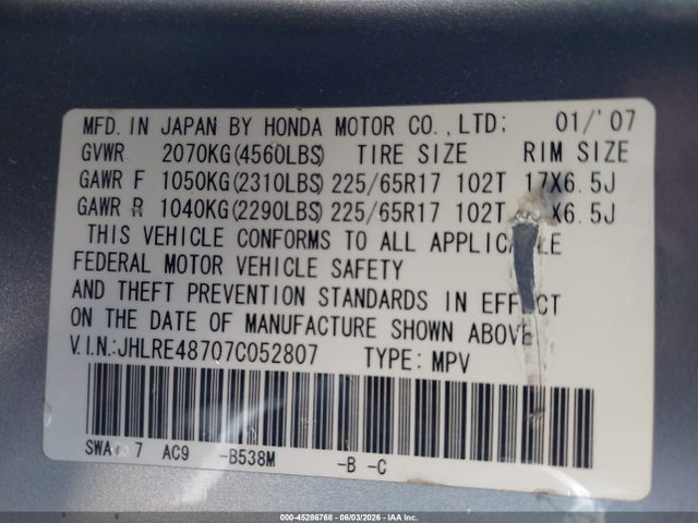 Honda CR-V Ex-l