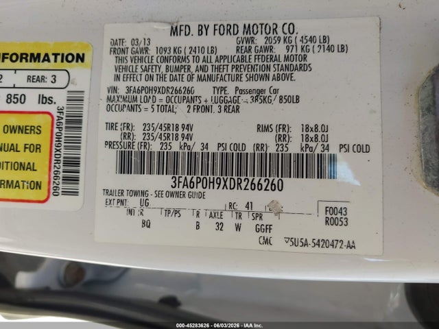 Ford Fusion Se