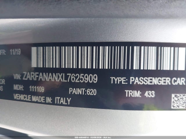 Alfa Romeo Giulia Sport Awd