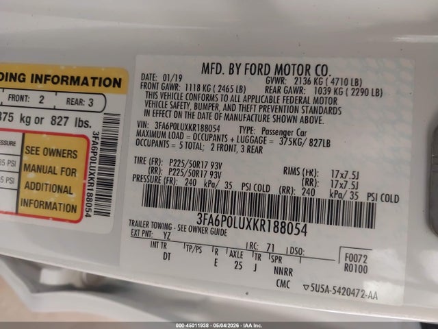 Ford Fusion Se