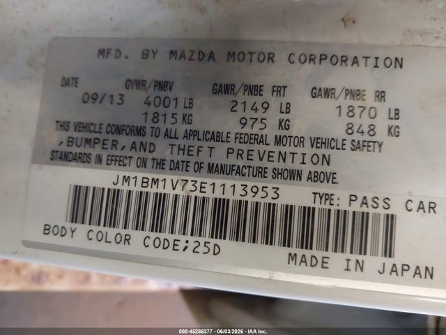 Mazda Mazda3 I Touring