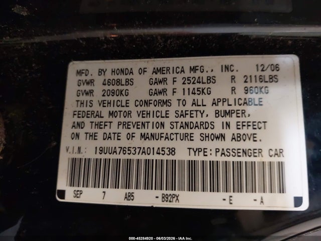 Acura TL Type S