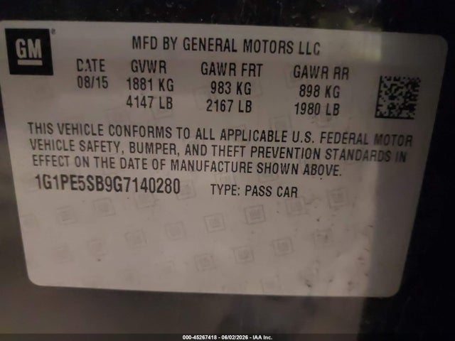 Chevrolet Cruze 1lt Auto
