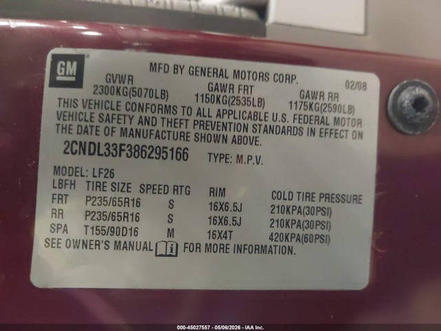 Chevrolet Equinox Lt