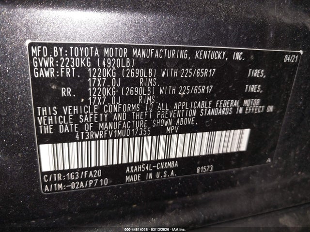 Toyota RAV4 Xle