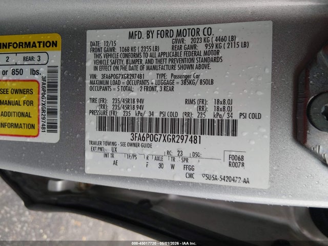 Ford Fusion S