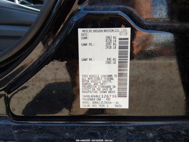 Nissan Altima Platinum Fwd