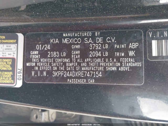 Kia Forte Lxs