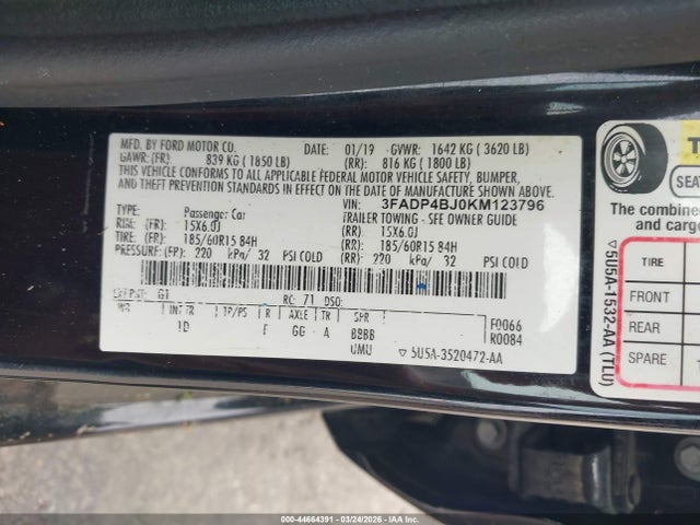 Ford Fiesta Se