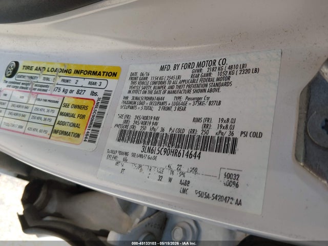 Lincoln MKZ Select