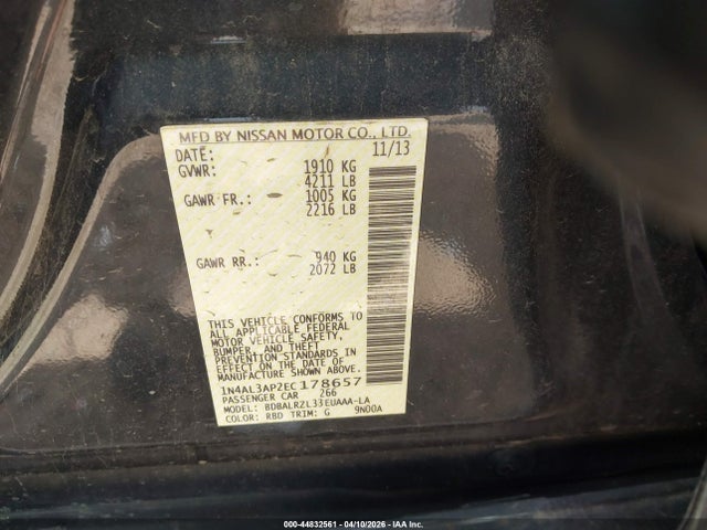 Nissan Altima 2.5 S