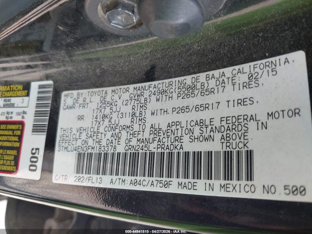 Toyota Tacoma Base V6