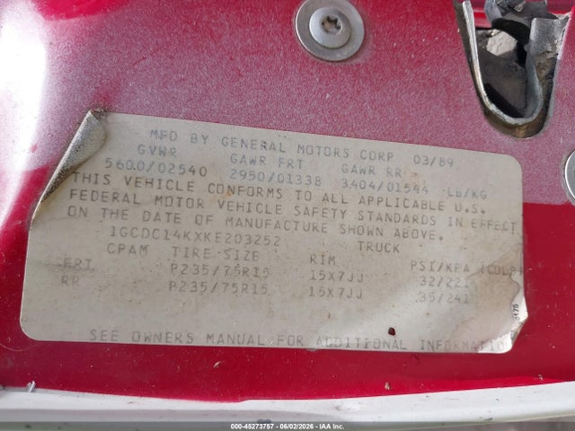 Chevrolet Gmt C1500