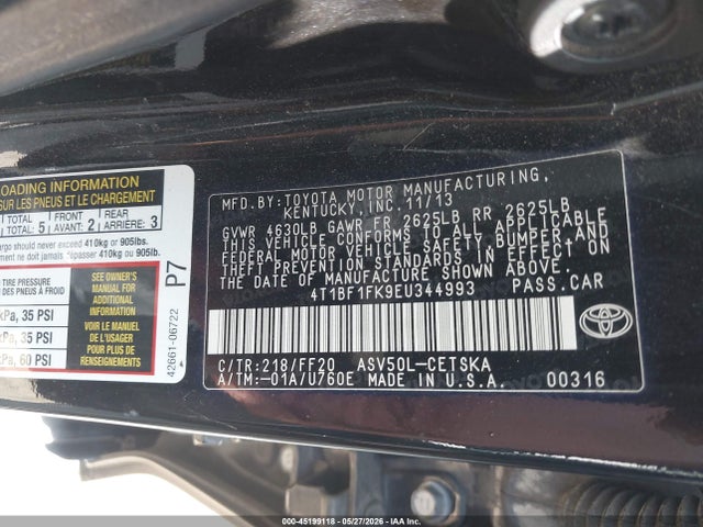 Toyota Camry Se