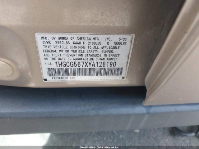 Honda Accord 2.3 Se