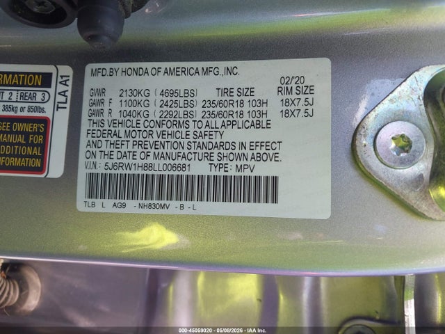 Honda CR-V 2wd Ex-l