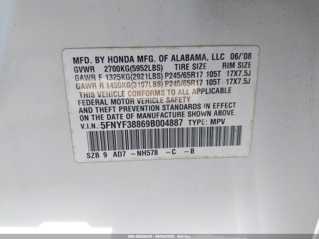 Honda Pilot Touring