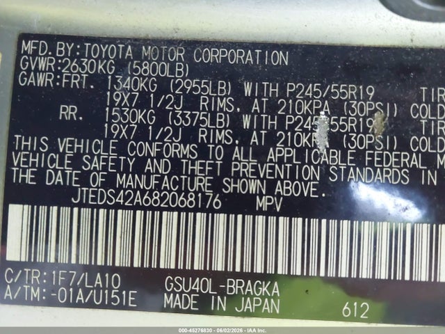 Toyota Highlander Limited
