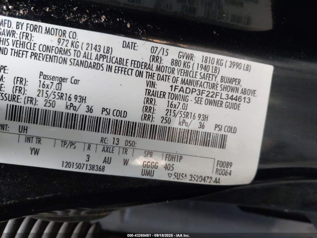 Ford Focus Se