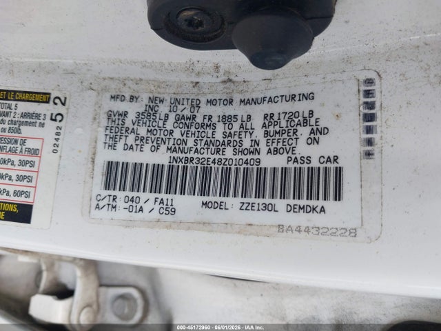 Toyota Corolla Ce