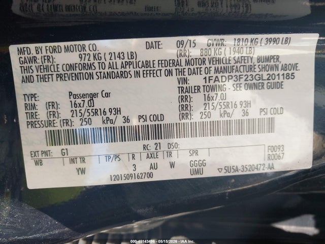 Ford Focus Se