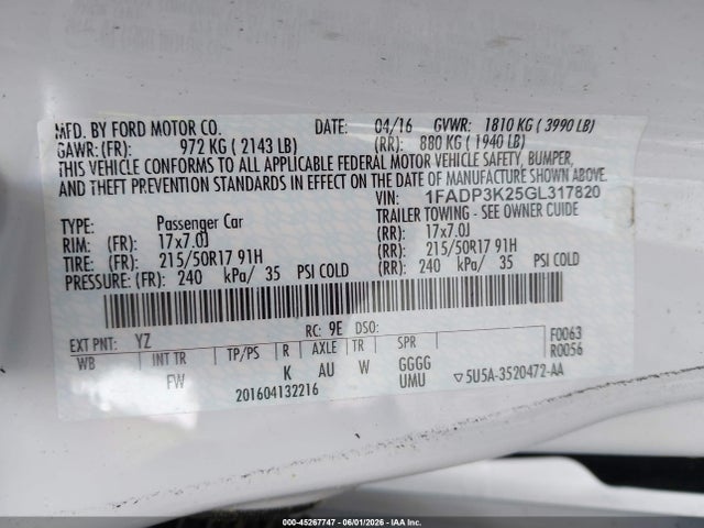 Ford Focus Se