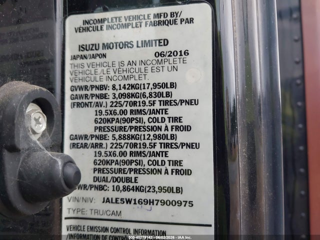 Isuzu Nqr Dsl Reg At