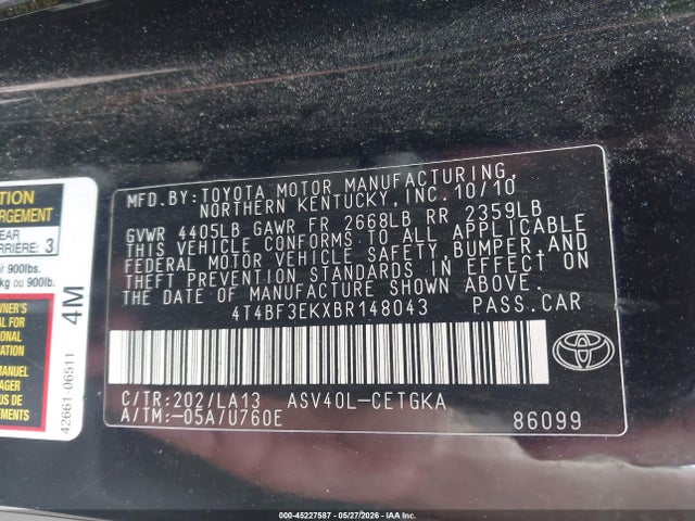 Toyota Camry Xle