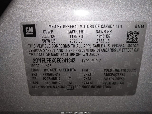 Chevrolet Equinox 1lt