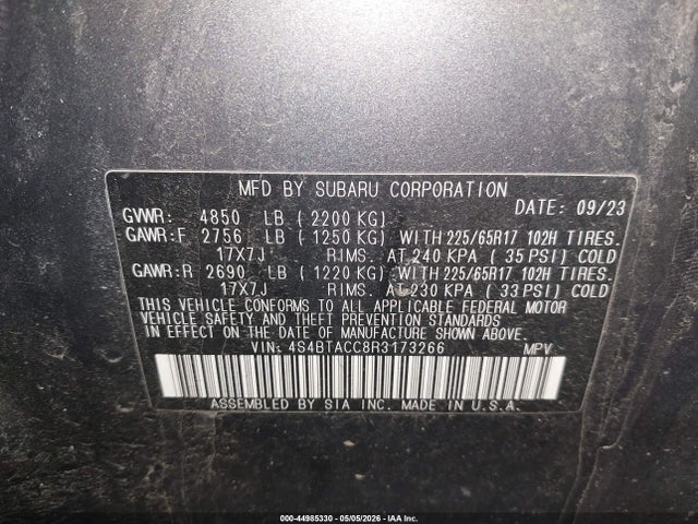 Subaru Outback Premium