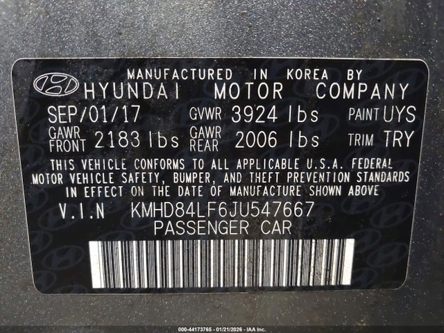 Hyundai ELANTRA Sel