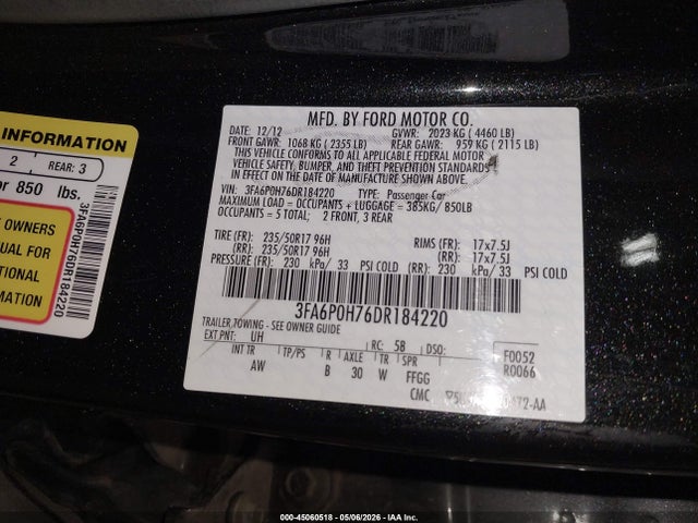 Ford Fusion Se